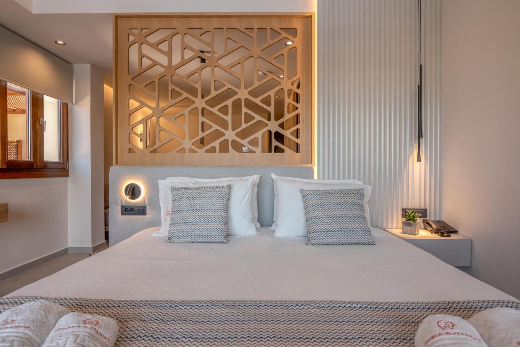 Omega Platanias Lejlighedshotel Platanés Eksteriør billede